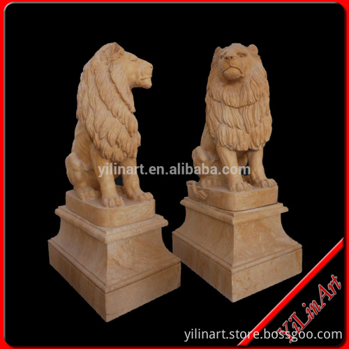 Marble Carving Lion,Stone Lion Sculpture(YL-D051)